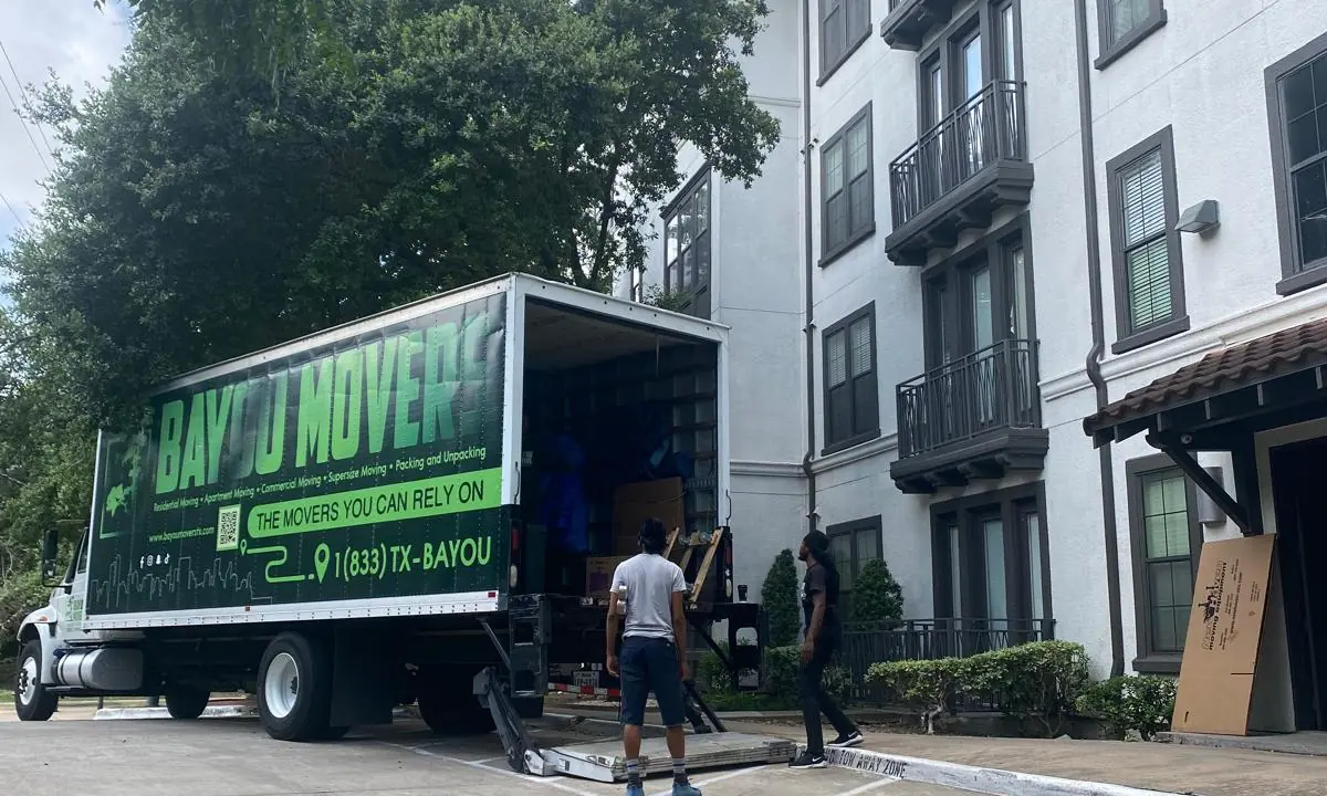 Bayou Movers apartment moving service available in Montrose, Texas